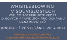 Whistleblowing v souvislostech – vše, co potřebujete vědět o nových pravidlech pro ochranu oznamovatelů