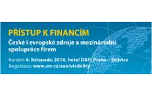 Konference "Přístup k financím – české i evropské zdroje a mezinárodní spolupráce firem"