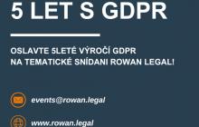 Tematická snídaně advokátní kanceláře ROWAN LEGAL: 5 let s GDPR